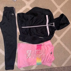 NWOT SZ 10/12 3PC Reebok Set